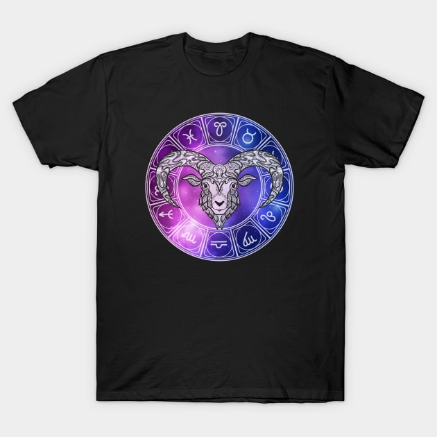 aries zodiac sign T-Shirt by CreativeShirt